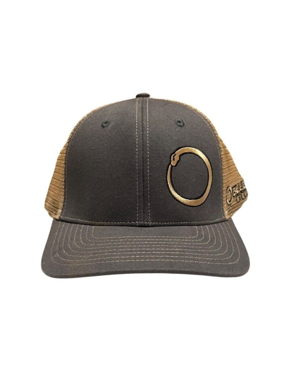 Classic Caps BlueRacer Midstream Trucker Hat Gray Tan New